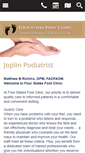 Mobile Screenshot of fourstatesfootclinic.com